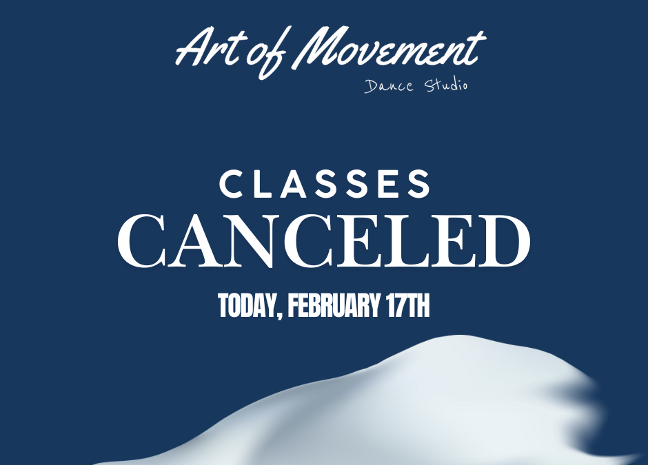 Studio Closed for Classes 2/17/15